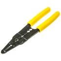 Ideal Multi-Core, Single Core Insulated Wire Stripper, 18–8 AWG, 209mm, Steel, 7-in-1, Insulated Handle 45-777