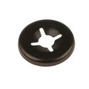 RS PRO Enamelled Stainless Steel Open Push-On Fastener, 2 mm Shaft, 9.5 mm OD, RoHS, C67S, 172-307