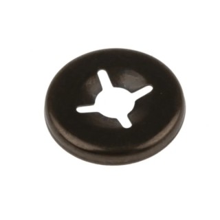 RS PRO Enamelled Stainless Steel Open Push-On Fastener, 2 mm Shaft, 9.5 mm OD, RoHS, C67S, 172-307