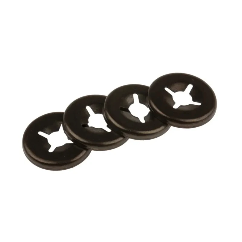 RS PRO Enamelled Stainless Steel Open Push-On Fastener, 2 mm Shaft, 9.5 mm OD, RoHS, C67S, 172-307