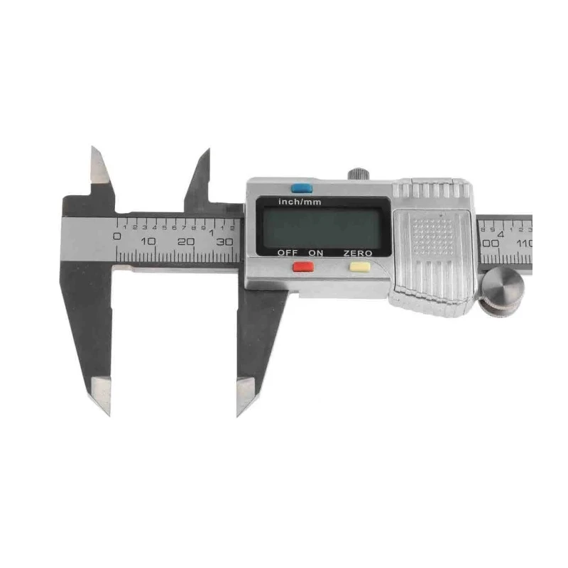 RS PRO Digital Caliper 150 mm, 0.01 mm Resolution, Imperial/Metric, Stainless Steel, LCD Display 247-161