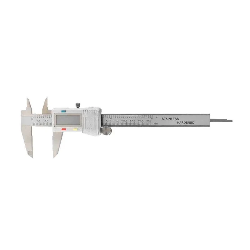 RS PRO Digital Caliper 150 mm, 0.01 mm Resolution, Imperial/Metric, Stainless Steel, LCD Display 247-161