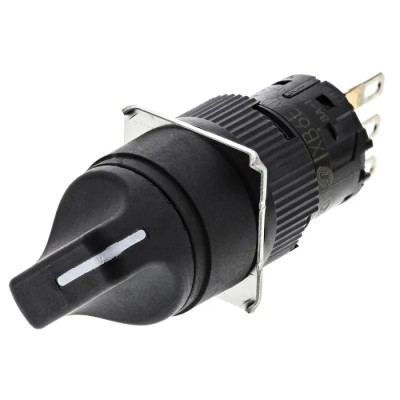 Schneider Electric Harmony XB6 Rotary Selector Switch, Stay Put Handle, 2 Positions, 16mm Cutout, IP65 XB6EAD221P