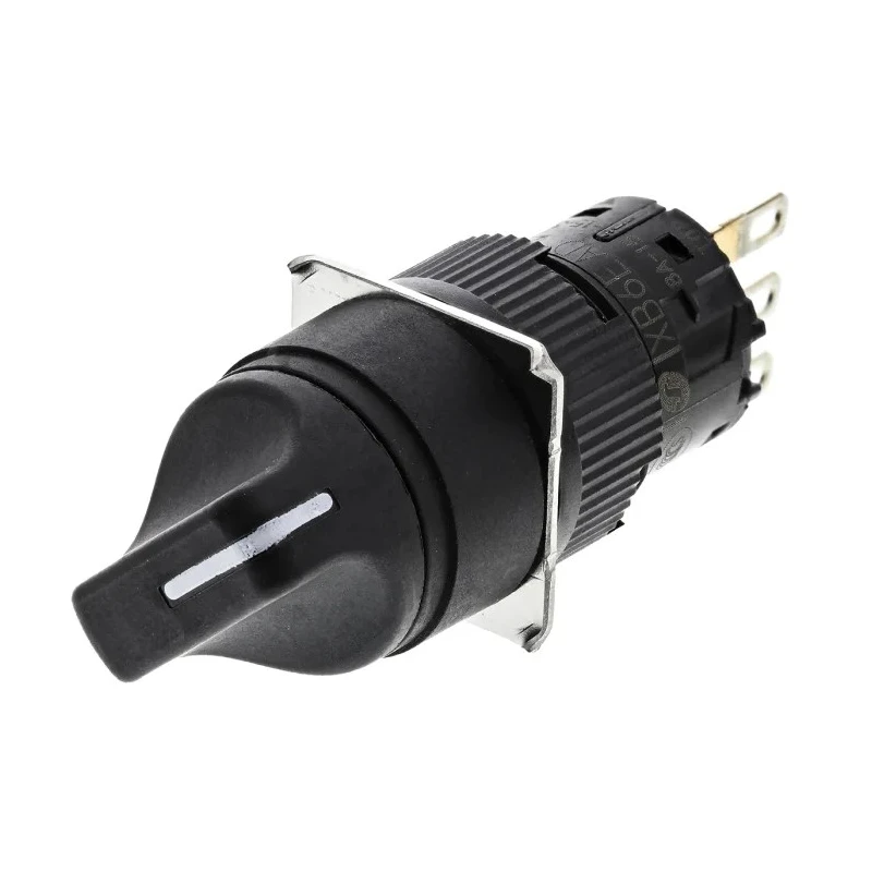 Schneider Electric Harmony XB6 Rotary Selector Switch, Stay Put Handle, 2 Positions, 16mm Cutout, IP65 XB6EAD221P