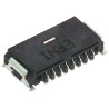ERNI MiniBridge Series PCB Header, Right Angle, Surface Mount, Shrouded, 3 Contacts, 1.27 mm Pitch, 1 Row 234450 / 234450-E