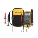 Fluke Multimeter Combo Kit FLUKE 87V/E2, Industrial, 10A Current, CAT III 1000V, CAT IV 600V, Magnetic Meter Hanger