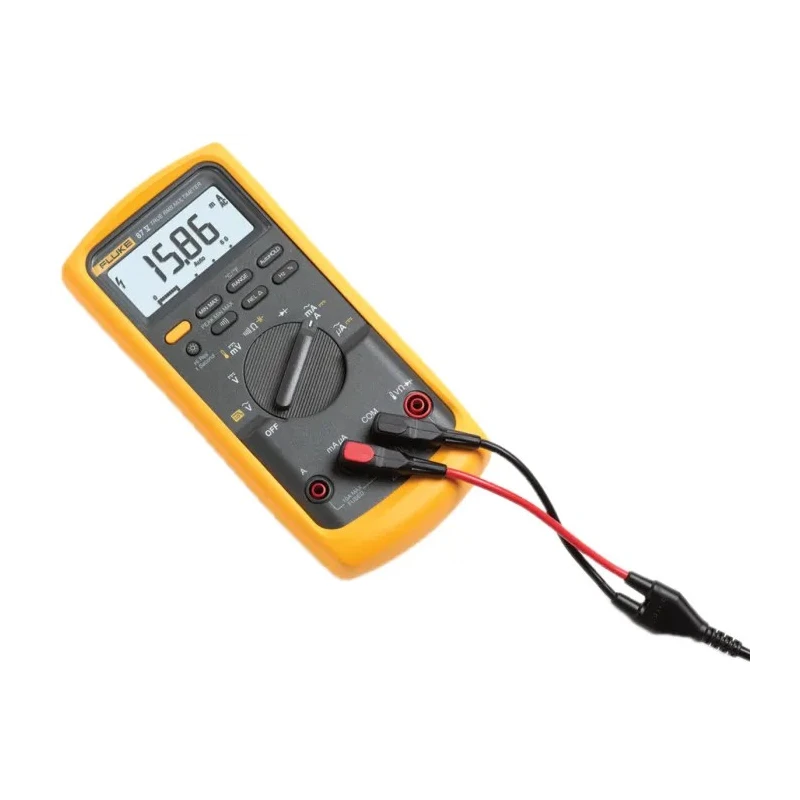 Fluke Multimeter Combo Kit FLUKE 87V/E2, Industrial, 10A Current, CAT III 1000V, CAT IV 600V, Magnetic Meter Hanger