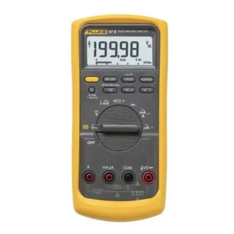 Fluke Multimeter Combo Kit FLUKE 87V/E2, Industrial, 10A Current, CAT III 1000V, CAT IV 600V, Magnetic Meter Hanger