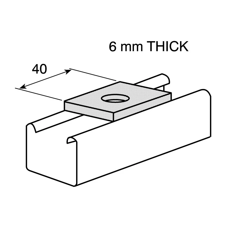 Unistrut Stainless Steel Bracket Hot Dip Galvanised P1019