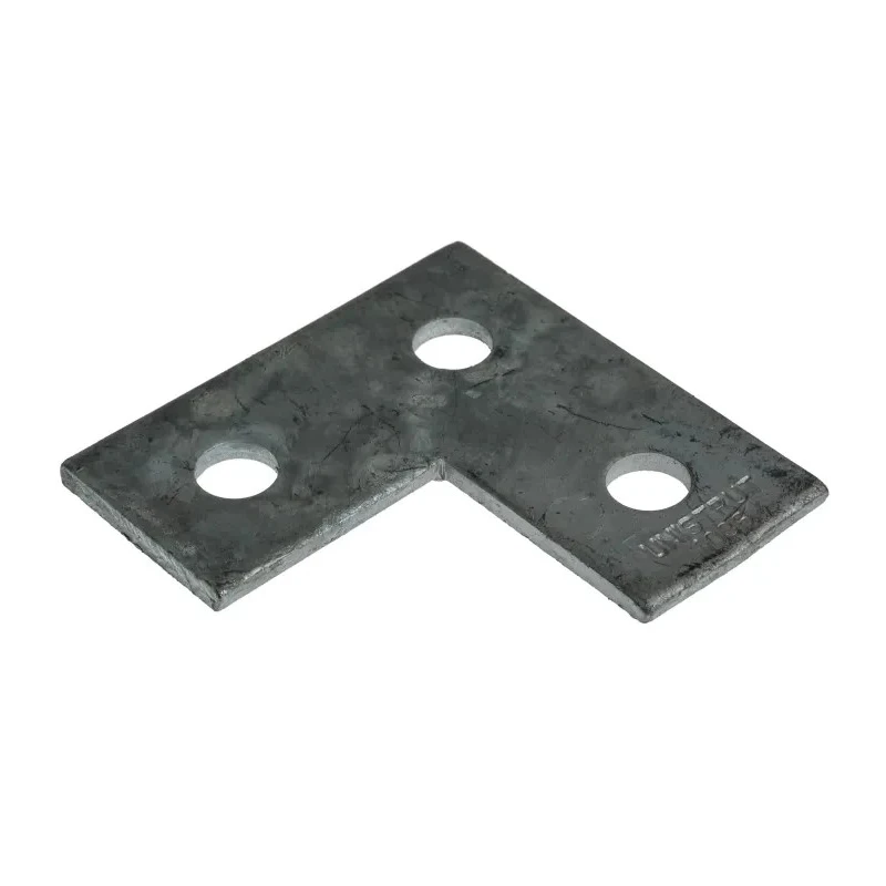 Unistrut Steel L Shape Bracket Galvanised Steel, 88.9 x 88.9 mm, 3 Hole, 14 mm Fixing, P 1036