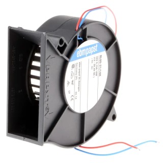 ebm-papst RL65-21/14H DC Centrifugal Fan, 24V, 61 m³/h Airflow, Ball Bearing, PWM Output, 93.5 x 97 x 33 mm