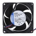 ebm-papst  8200 J Series Axial Fan 24V DC 132.6 m³/h 10.8 W 417 mA IP20 80x80x38 mm Ball Bearing