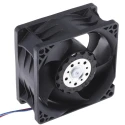 ebm-papst  8200 J Series Axial Fan 24V DC 132.6 m³/h 10.8 W 417 mA IP20 80x80x38 mm Ball Bearing