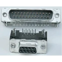 Amphenol Communications Solutions Delta D Right Angle 25-Way 2.76 mm Pitch Through Hole D-Sub Connector M3 D25P13A4GL00LF