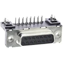 Amphenol Communications Solutions Delta D-Sub Connector 15 Way Right Angle Female Through Hole 2.74 mm Pitch D15S13A4GX00LF