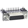 Amphenol Communications Solutions Delta D-Sub Connector 15 Way Right Angle Female Through Hole 2.74 mm Pitch D15S13A4GX00LF