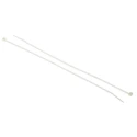 RS PRO Cable Tie Non-Releasable 292 mm x 3.6 mm Natural Polyamide 66 Flame Retardant 178-490