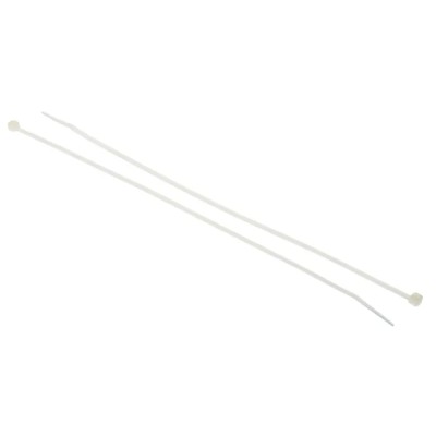 RS PRO Cable Tie Non-Releasable 292 mm x 3.6 mm Natural Polyamide 66 Flame Retardant 178-490