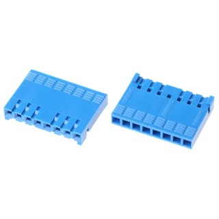 Amphenol Communications Solutions Dubox Female Connector Housing, Cable Mount, 2.54 mm Pitch, 8 Way, 1 Row 65240-008LF