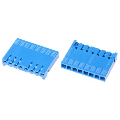 Amphenol Communications Solutions Dubox Female Connector Housing, Cable Mount, 2.54 mm Pitch, 8 Way, 1 Row 65240-008LF