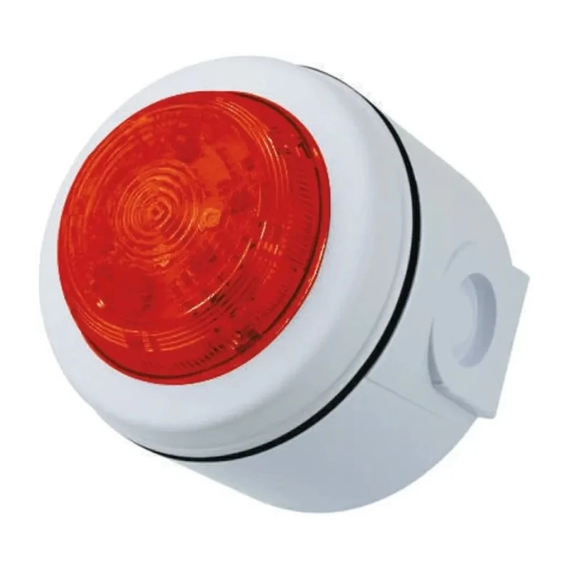 Eaton Solista Maxi Series Red Beacon LED Surface Mount, Flashing, 60V DC, IP65/IP54 811024FULL-0083