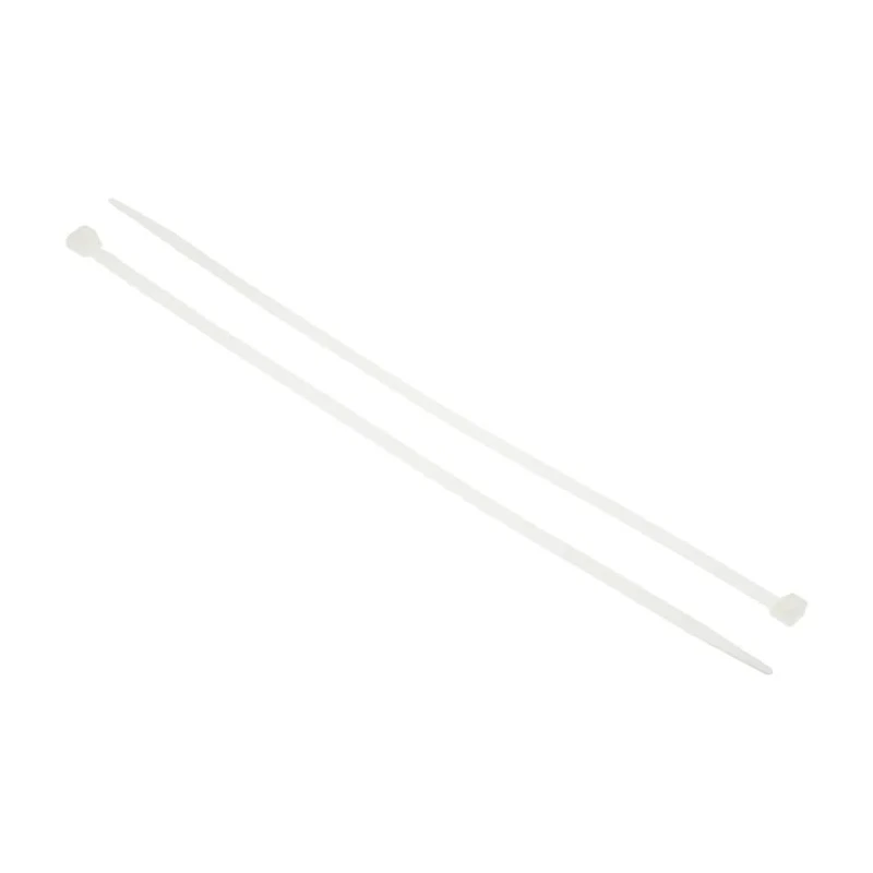 RS PRO Cable Tie Non-Releasable 380 mm x 7.6 mm Natural Polyamide 66 178-513