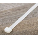 RS PRO Cable Tie Non-Releasable 380 mm x 7.6 mm Natural Polyamide 66 178-513