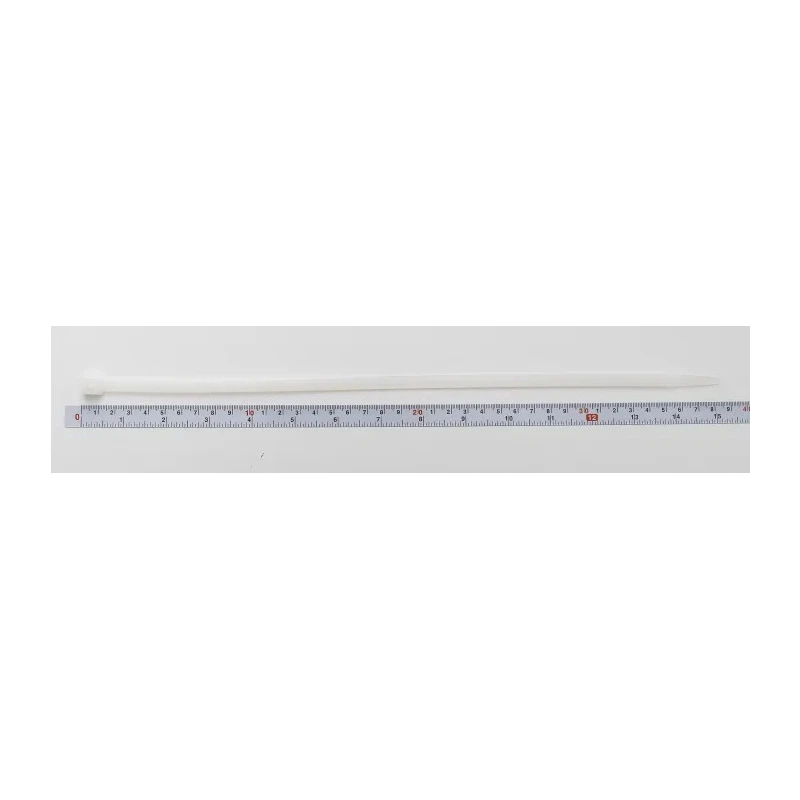 RS PRO Cable Tie Non-Releasable 380 mm x 7.6 mm Natural Polyamide 66 178-513