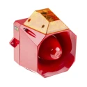 Eaton Amber Sounder-Beacon Combination 230V AC, Wall Mount, 110 dB at 1m, IP66, 32 Tones, LED, ABS Red, 