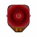 Eaton Amber Sounder-Beacon Combination 230V AC, Wall Mount, 110 dB at 1m, IP66, 32 Tones, LED, ABS Red, 