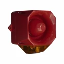 Eaton Amber Sounder-Beacon Combination 230V AC, Wall Mount, 110 dB at 1m, IP66, 32 Tones, LED, ABS Red, 