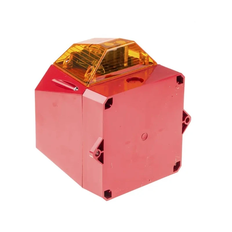 Eaton Amber Sounder-Beacon Combination 230V AC, Wall Mount, 110 dB at 1m, IP66, 32 Tones, LED, ABS Red, 