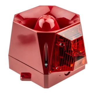 Eaton Electronic Red Sounder-Beacon Combination , Wall Mount, IP66, 60V DC, 110dB @ 1m, LED, 32 Tones