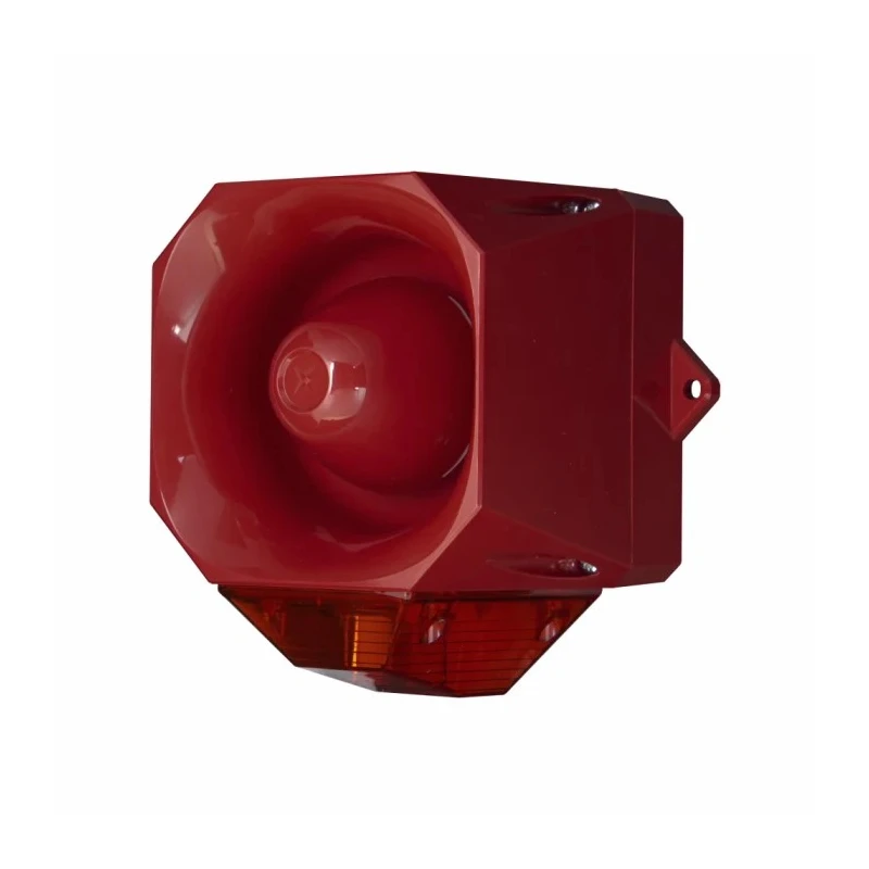 Eaton Electronic Red Sounder-Beacon Combination , Wall Mount, IP66, 60V DC, 110dB @ 1m, LED, 32 Tones