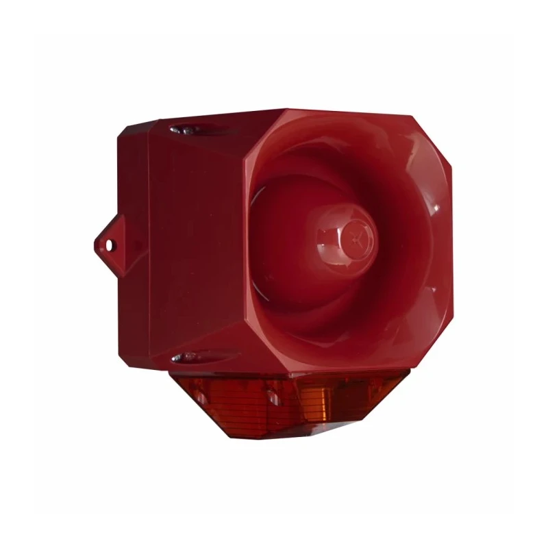 Eaton Electronic Red Sounder-Beacon Combination , Wall Mount, IP66, 60V DC, 110dB @ 1m, LED, 32 Tones