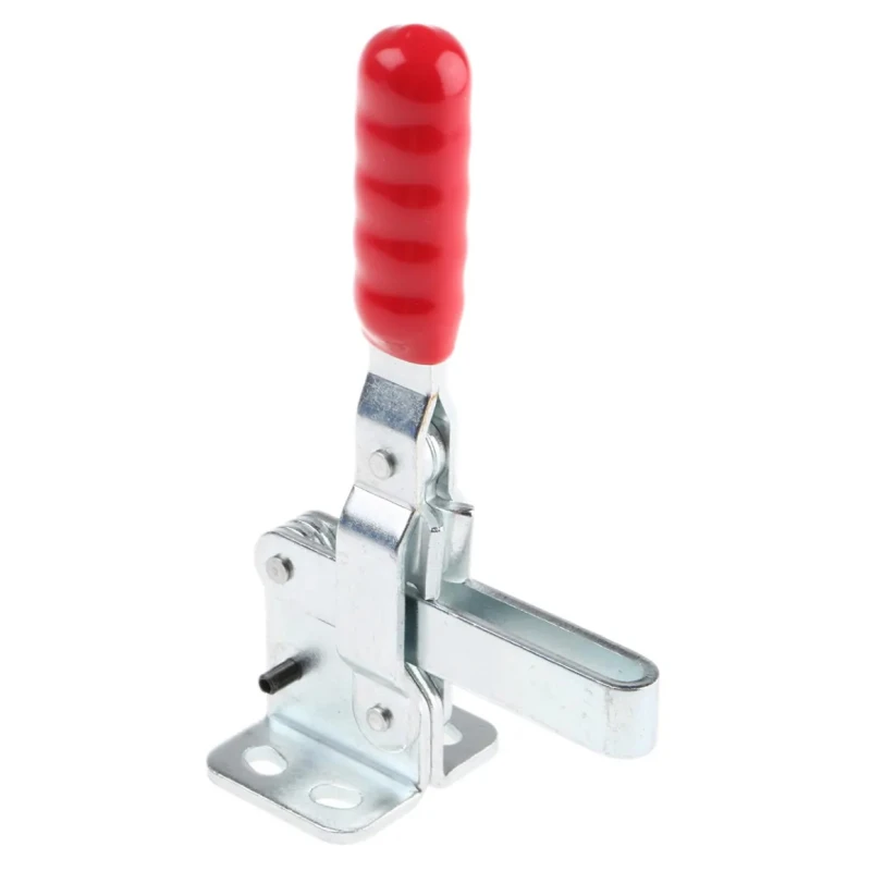 RS PRO Vertical Toggle Clamp 150kg Holding Force, Zinc Plated Steel, 108° Jaw Opening, 29mm Jaw Depth 254-951