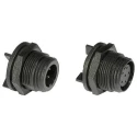 Bulgin Circular Connector 12 Contacts Rear Plug Miniature IP68 Buccaneer 400 Series PX0413/12P