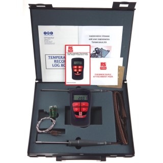 RS PRO Type T Probe Handheld Thermometer & Probe Kit MM2000, TM03, TS04 1 Input, 1372°C Max, ±0.2°C Accuracy