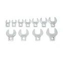 GearWrench 11-Piece Crow Foot Spanner Set, Alloy Steel, 15/16 to 1 in, Chrome Finish 81908