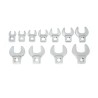 GearWrench 11-Piece Crow Foot Spanner Set, Alloy Steel, 15/16 to 1 in, Chrome Finish 81908