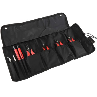 RS PRO Electronic Box Tool Kit with Roll, 8 Piece Set, Ergonomic Handle, 182-127