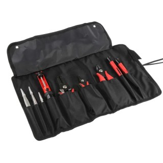 RS PRO 9 Piece Electronic Box Tool Kit with Roll 182-290