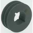 RS PRO Belt Pulley Steel Cast Iron 42mm Bore SPZ/Z PULLEY 160X1