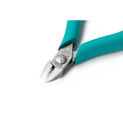 Weller Erem Super Full Flush ESD Safe Side Cutter, 130mm, Steel Jaws, Ergonomic Handle, 1.6mm Capacity 2432E