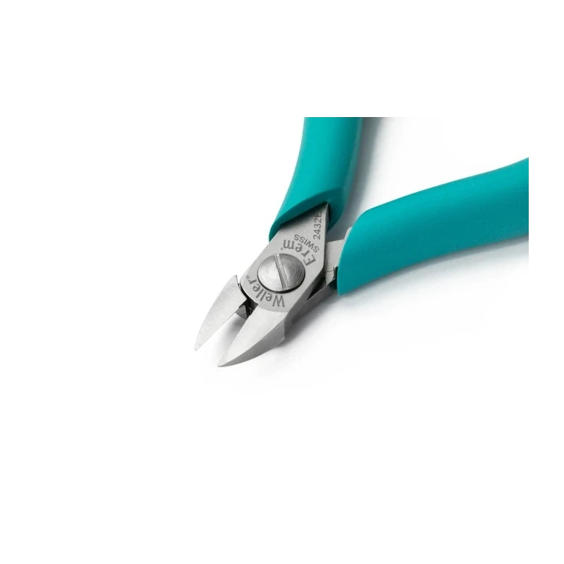 Weller Erem Super Full Flush ESD Safe Side Cutter, 130mm, Steel Jaws, Ergonomic Handle, 1.6mm Capacity 2432E