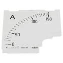 HOBUT Panel Meter Scale (0 to 150A) for 150/5A CT, Ammeter Accessory D96SD DIAL 0/150A