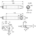 ifm electronic Flow Controller SL0301, 1000 cm³/s, Relay Output, 23 mm Pipe, 250 V AC/DC