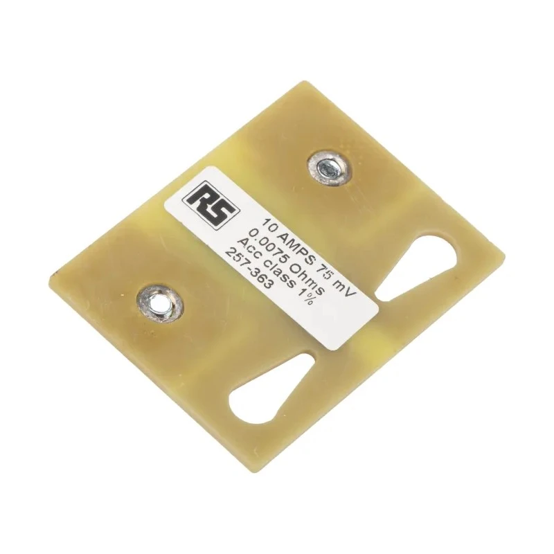 HOBUT Plate Shunt 10A Max, 75mV Output, ±1.5% Accuracy, Plate Type SHR10A75