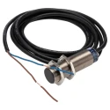 Telemecanique Sensors Inductive Proximity Sensor Threaded Barrel, M18 x 1, 240V AC, 5mm Sensing, Nickel Plated XS1M18MA250