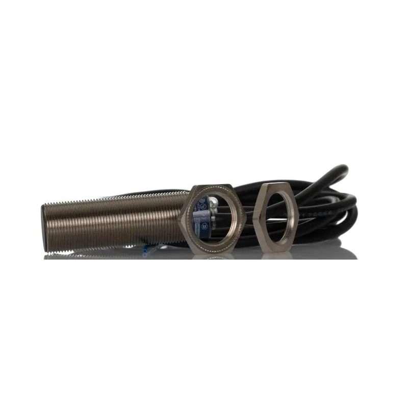 Telemecanique Sensors Inductive Proximity Sensor Threaded Barrel, M18 x 1, 240V AC, 5mm Sensing, Nickel Plated XS1M18MA250